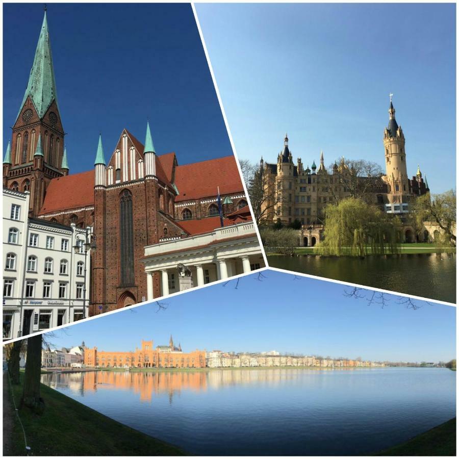Ferienwohnung Am Schweriner See Raben Steinfeld Exterior foto